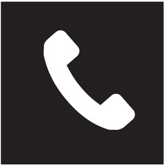 Phone icon, flat design template, vector