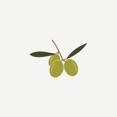 olive logo template