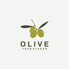 olive logo template