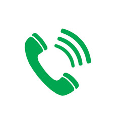 Phone icon, flat design template, vector