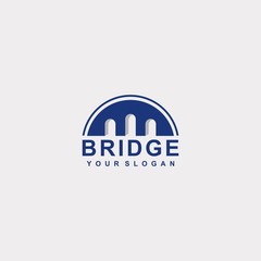Bridge logo template
