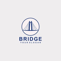 Bridge logo template
