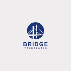 Bridge logo template