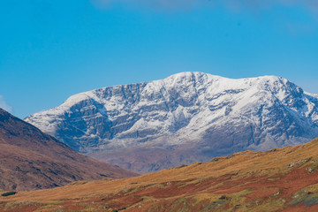 Beautiful nature scene around Connemara National Park