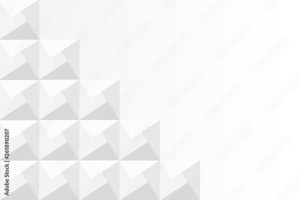 Canvas Prints white 3d geometric modern background