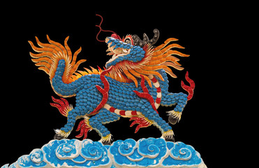 Chinese style roof decoration