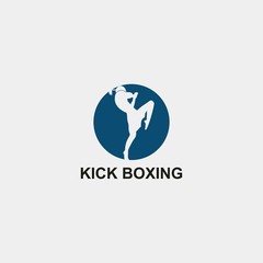 kickboxing logo template