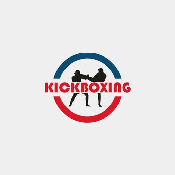 kickboxing logo template