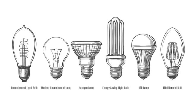 Led Light Bulb Drawing Images – Browse 4,507 Stock Photos, Vectors, and  Video | Adobe Stock