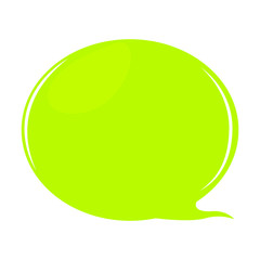 Isolated comic bubble chat. Vector illustration design