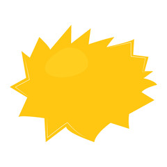 Isolated comic bubble chat. Vector illustration design