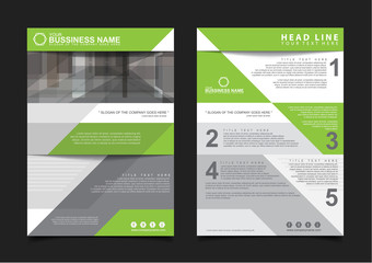 Annual report Brochure design template vector. Business Flyers infographic magazine poster. Abstract layout template ,Book Cover presentation portfolio.