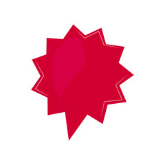 Isolated comic bubble chat. Vector illustration design