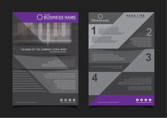 Annual report Brochure design template vector. Business Flyers infographic magazine poster. Abstract layout template ,Book Cover presentation portfolio.