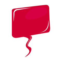 Isolated comic bubble chat. Vector illustration design