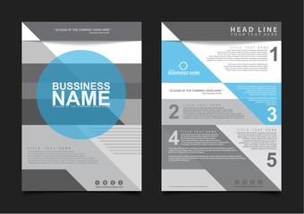 Annual report Brochure design template vector. Business Flyers infographic magazine poster. Abstract layout template ,Book Cover presentation portfolio.