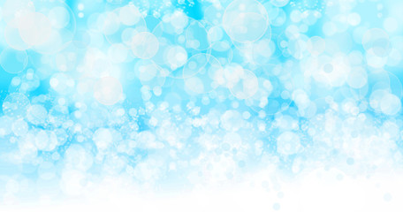 Blue background.Bokeh Blue background.