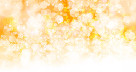 Orange background.Bokeh Orange background.
