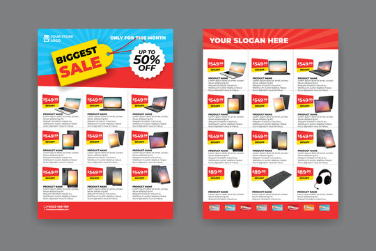flyer template for Sale Promotion