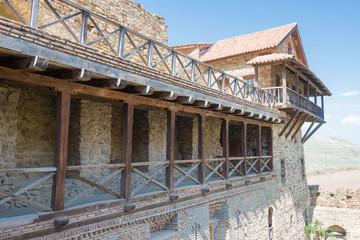 Kakheti, Georgia - Jul 20 2018: David Gareja monastery complex. a famous historic site in Kakheti, Georgia.