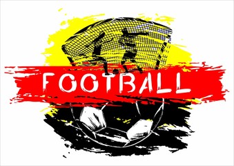 football, soccer player, game, ball, match, splatter, grunge, sport, paint, abstract, active, background, banner, blue, bright modern, championship, competition, cup, design, element, field, soccer, g