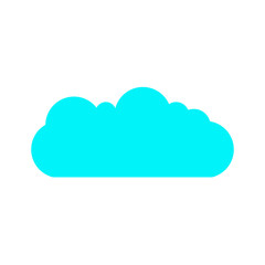 Fototapeta premium Vector cloud icon. cloud for web site, poster, placard and wallpaper. Creative modern concept. eps10