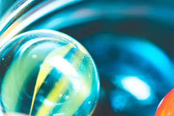 Beautiful colorful marbles