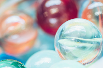Beautiful colorful marbles