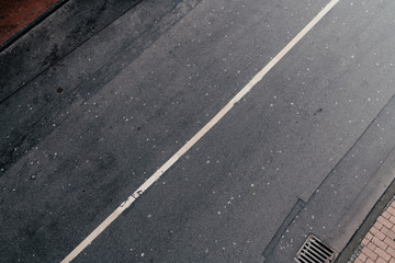 Stra&szlig;en Textur von oben