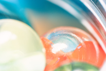 Beautiful colorful marbles