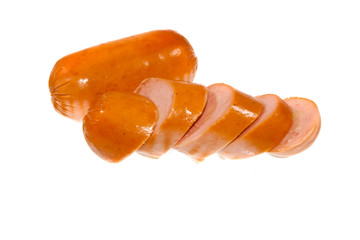 sausage isolated on white background