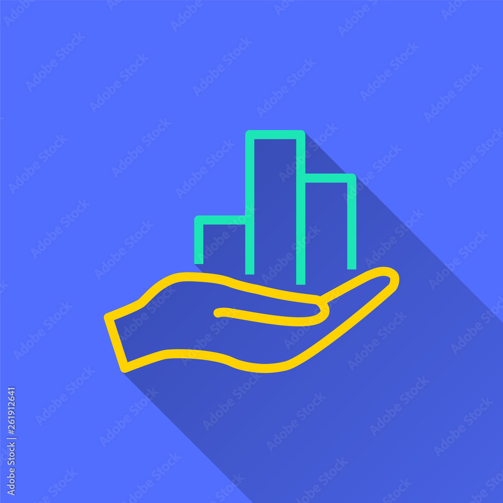 Aufkleber data analysis - vector icon for graphic and web design.