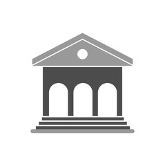 Building icon on background for graphic and web design. Simple vector sign. Internet concept symbol for website button or mobile app.