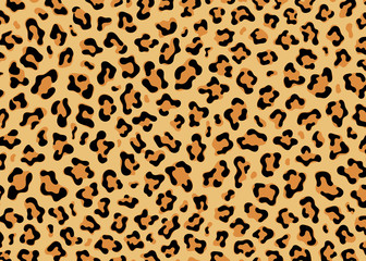 Simple Leopard pattern design. Animal print vector illustration background. Wildlife fur skin design illustration for web, home decor, fashion, surface, graphic design