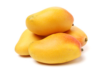 Mango on white background