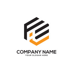 F initial logo design