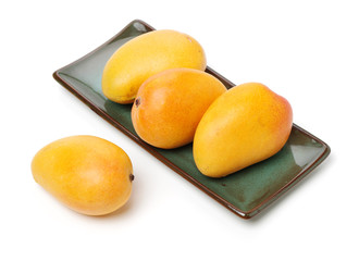Mango on white background