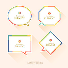 Traditional label design