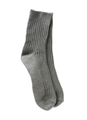 Socks on white background 