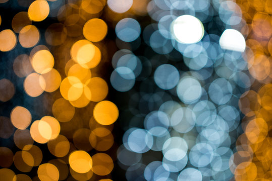 Bokeh circle, beautiful abstract colors for Christmas background - pictures