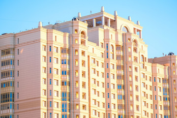 Fototapeta premium Residential district in Moscow, Russia