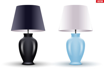 Classic Table Lamp with Bowl and Shade