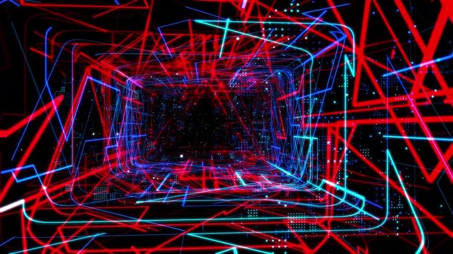 Laser Network Tunnel Light 01 is motion footage for Art retro films and cinematic in art retro.  Also good background for scene and titles, logos. 