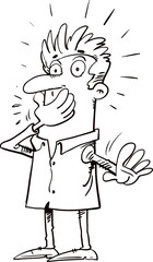 a student with a book in his hand