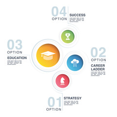 CAREER PLANNING INFOGRAPHIC CONCEPT