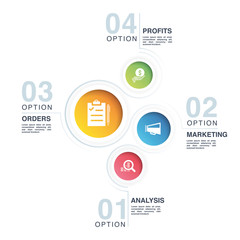 INCREASE SALES INFOGRAPHIC CONCEPT