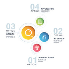 JOB SEARCH INFOGRAPHIC CONCEPT