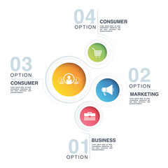 TARGET AUDIENCE INFOGRAPHIC CONCEPT