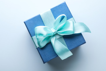 Gift box on white background