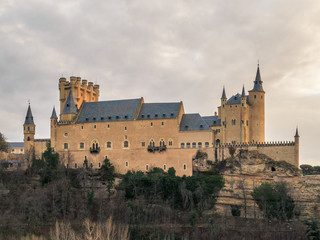 Fototapeta na wymiar Alcázar de Segovia.